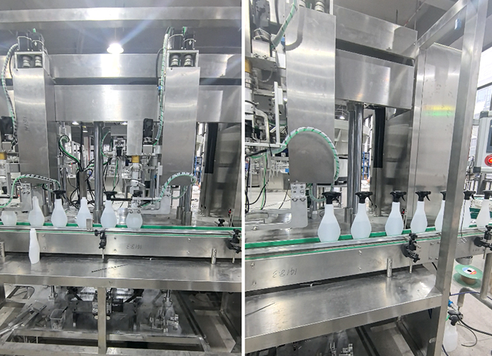 全自动泵头盖旋盖机 鸭嘴盖  喷头盖灌装生产线的好帮手(图1)